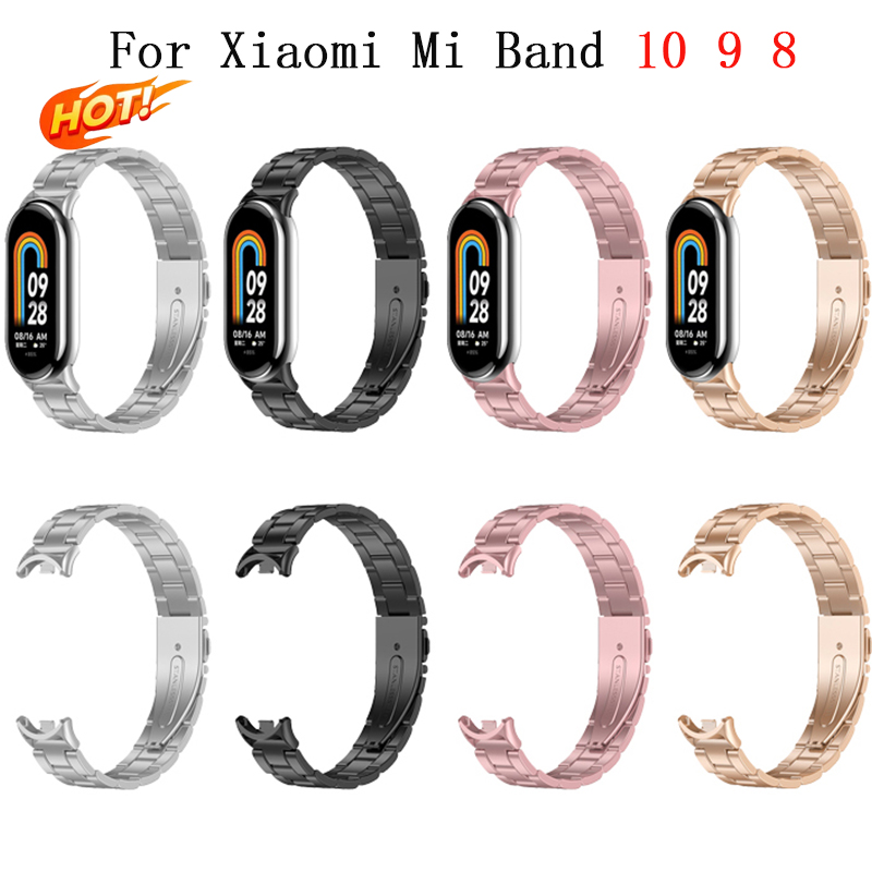 Rugged Sport Strap - Metallarmband für Xiaomi Mi Band 10