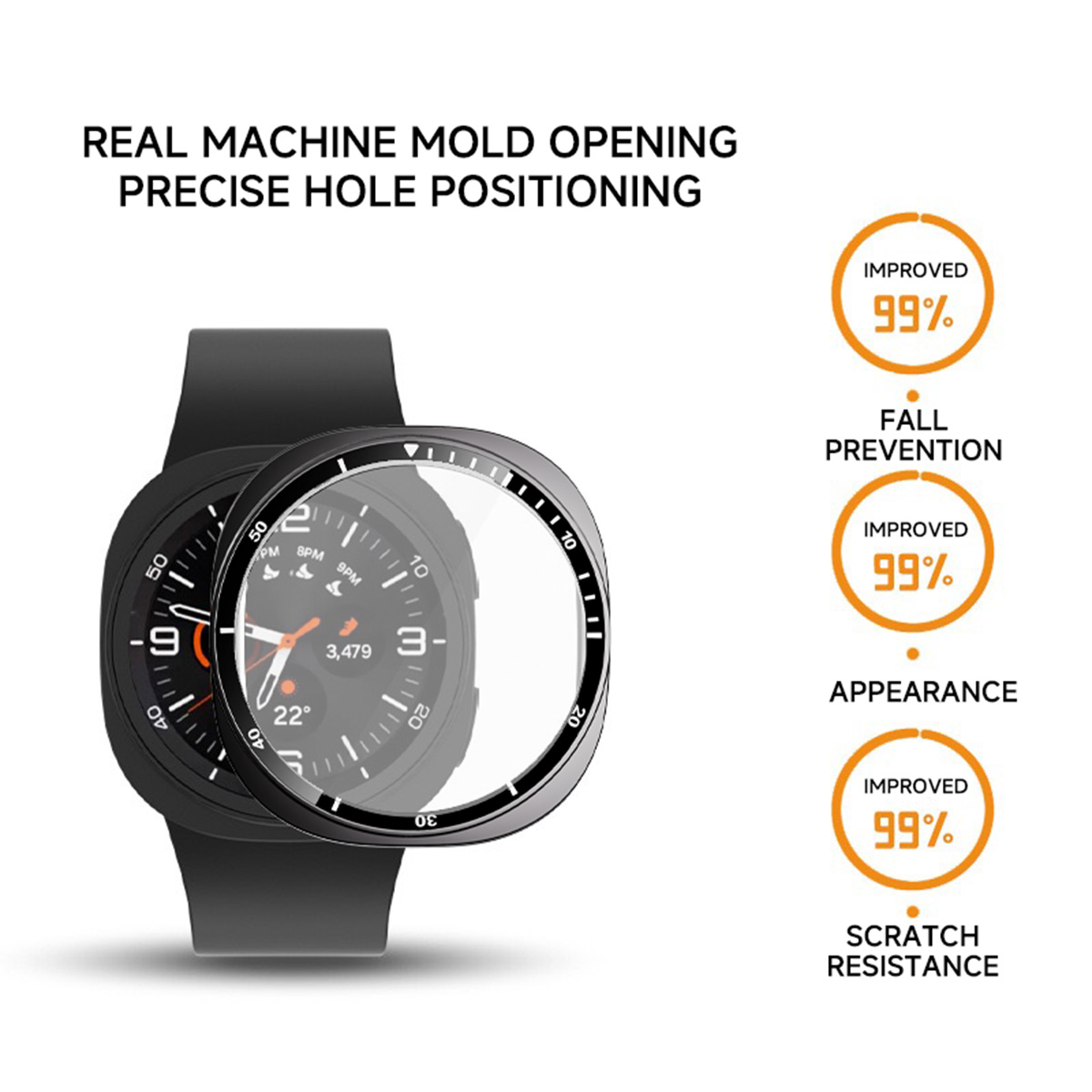 Gehärtetes Glas + PC-Abdeckung – Samsung Smartwatch Accessories Bewertung und Preis