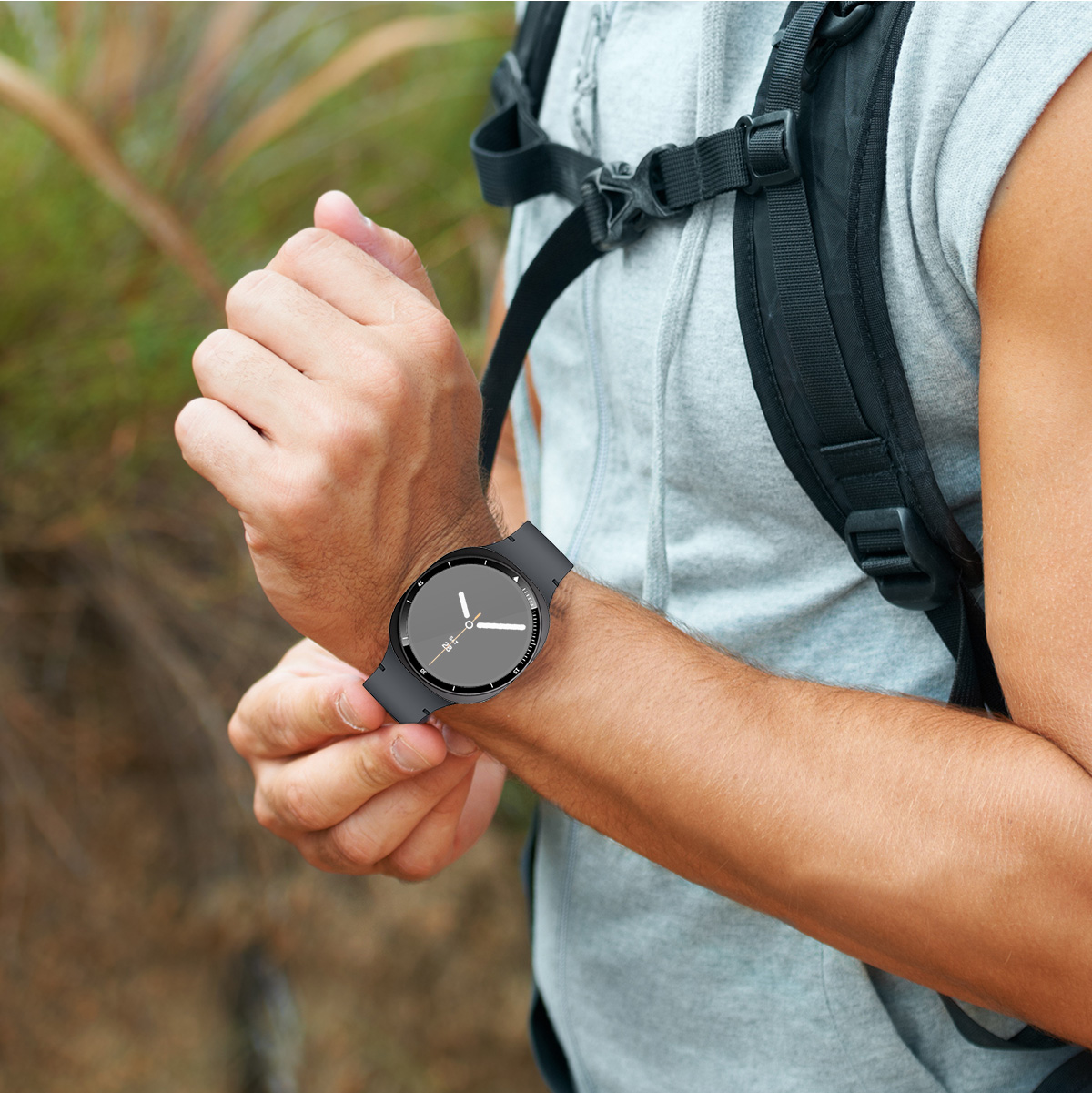 Gehärtetes Glas + PC-Abdeckung – Samsung Smartwatch Accessories Bewertung und Preis